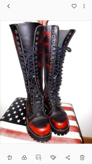 Bocanci damă, din piele marca KMM, second-hand, mărime 37, superbi