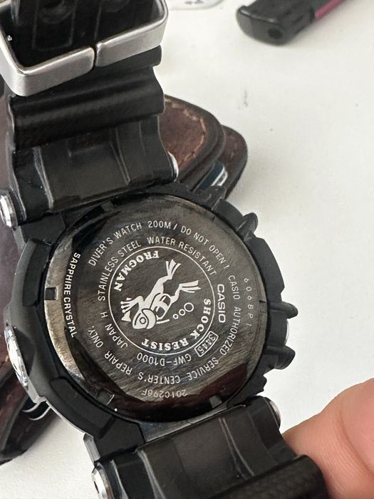 Casio g-shock frogman gwf-1000D+bezel nou