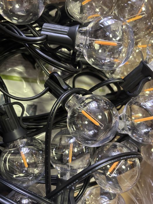 Ghirlanda Solar pe led 12m 30 becuri / led Solar cu telecomanda