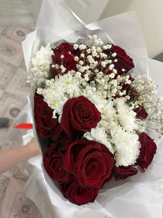 Букет гүлдер 3000 теңгеден