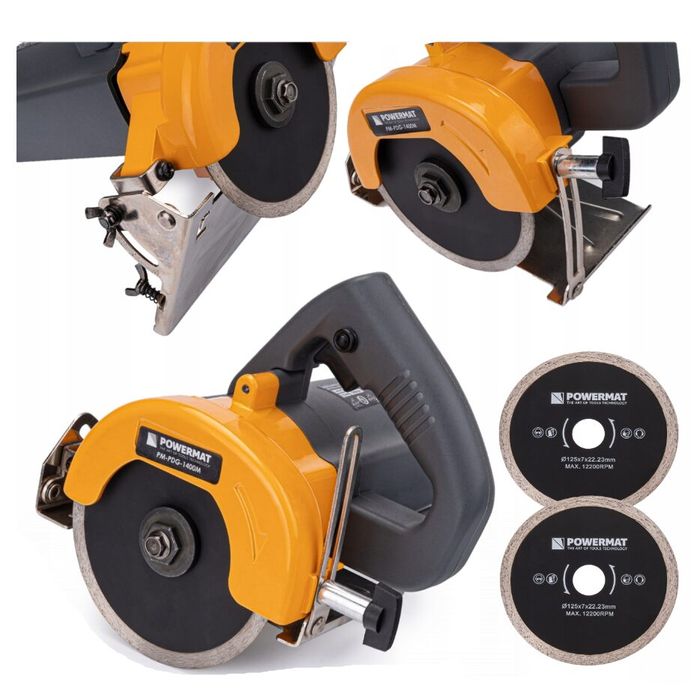 Fierastrau circular de mana industrial pentru placi ceramice, 125 mm