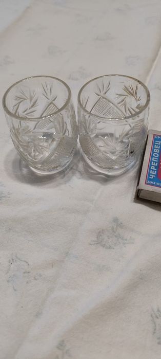 Рюмки хрустальные советские