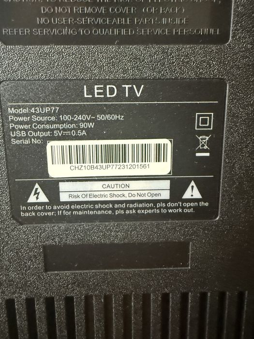Телевизор lg 43up77