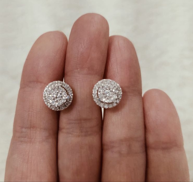 585 Серьги с бриллиантами