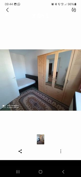 Se închiriază ap 2camere  lângă  Lic SNG ET 2 , mobilat ,izolat termic