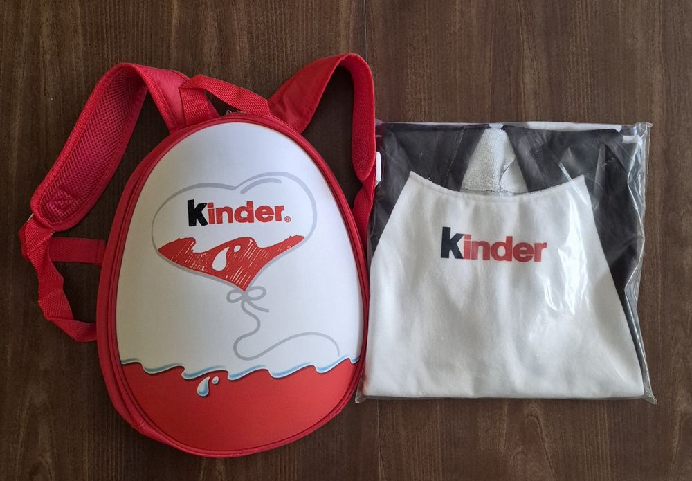 Детска раница  Kinder и пончо
