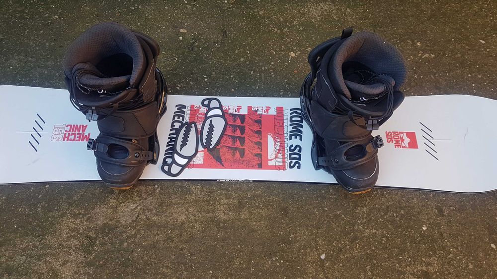 Placa Snowboard Rome Mechanic 156 cu legaturi Burton Infidel + boots