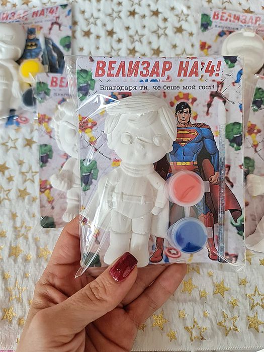 Комплекти за оцветяване с гипсови фигурки - Макси размер