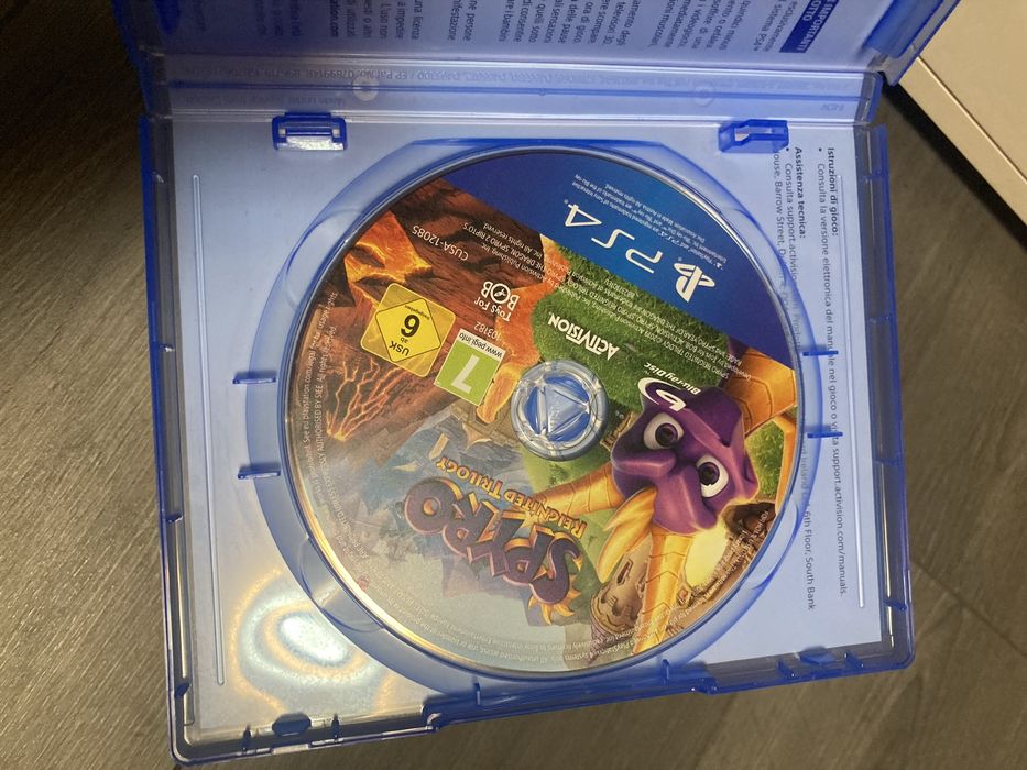 SpyroPS4  игра 3 игри на 1 диск