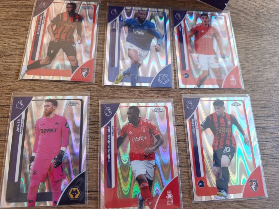 Редки колекционерски Карти Topps Premier league Chrome edition 2025/26