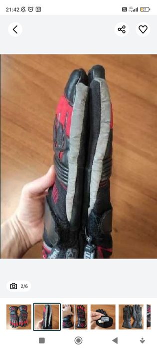 Manusi moto din piele naturala