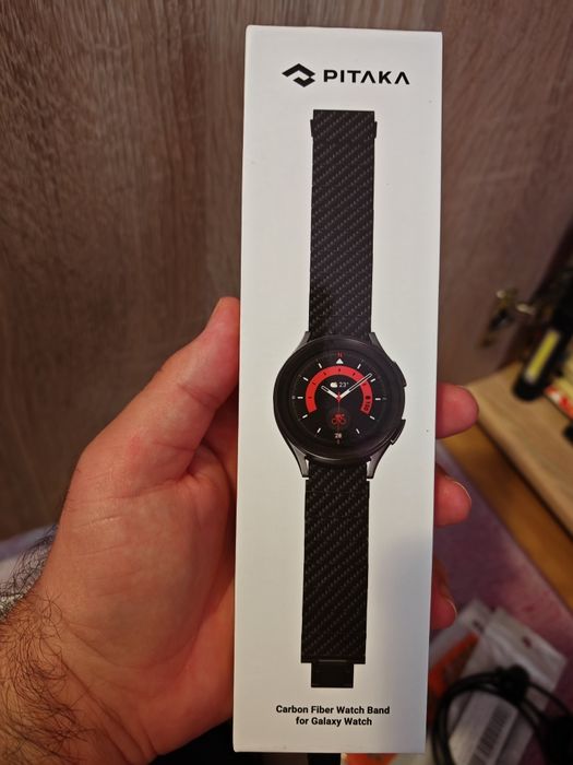 Curea din CARBON Pitaka pentru samsung galaxy watch, ca nouă!