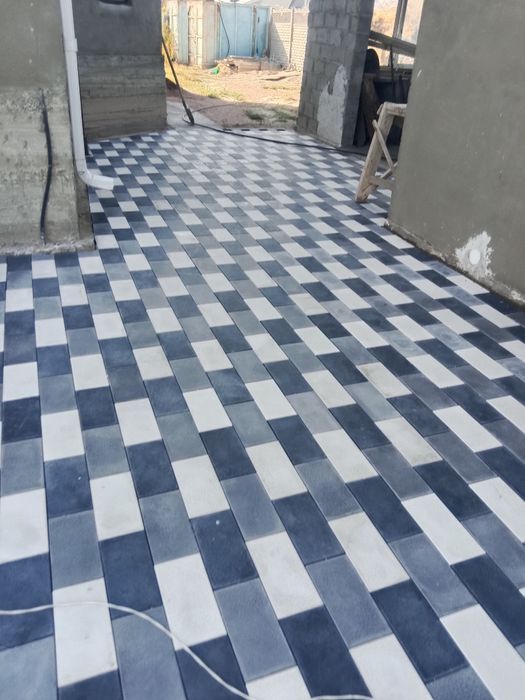 Укладка брусчатка