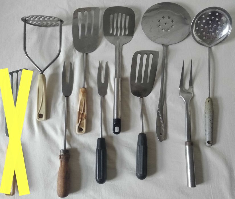 Кухонные предметы, нержавейка, советские, по 20000 сум