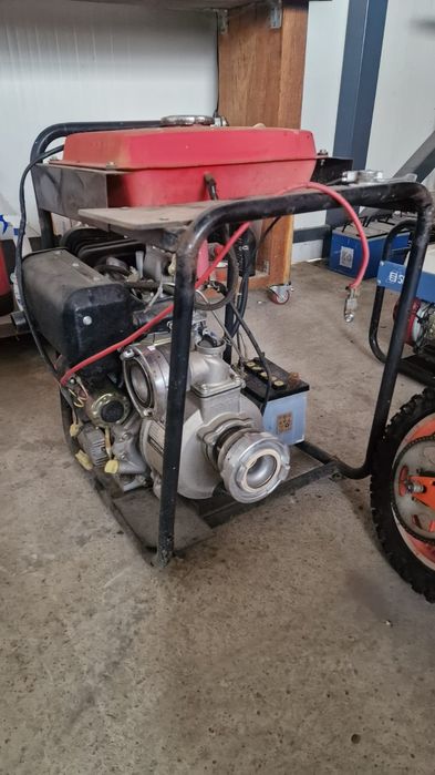 Pompa motopompa diesel cu pornire la cheie Honda