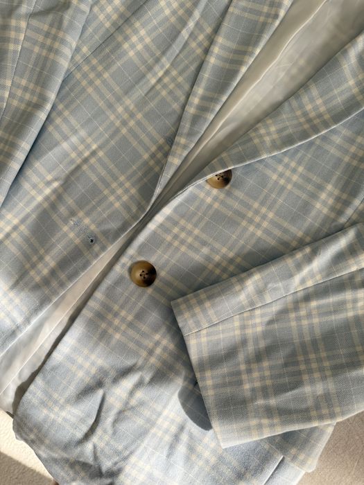 Пиджак в клетку Asos