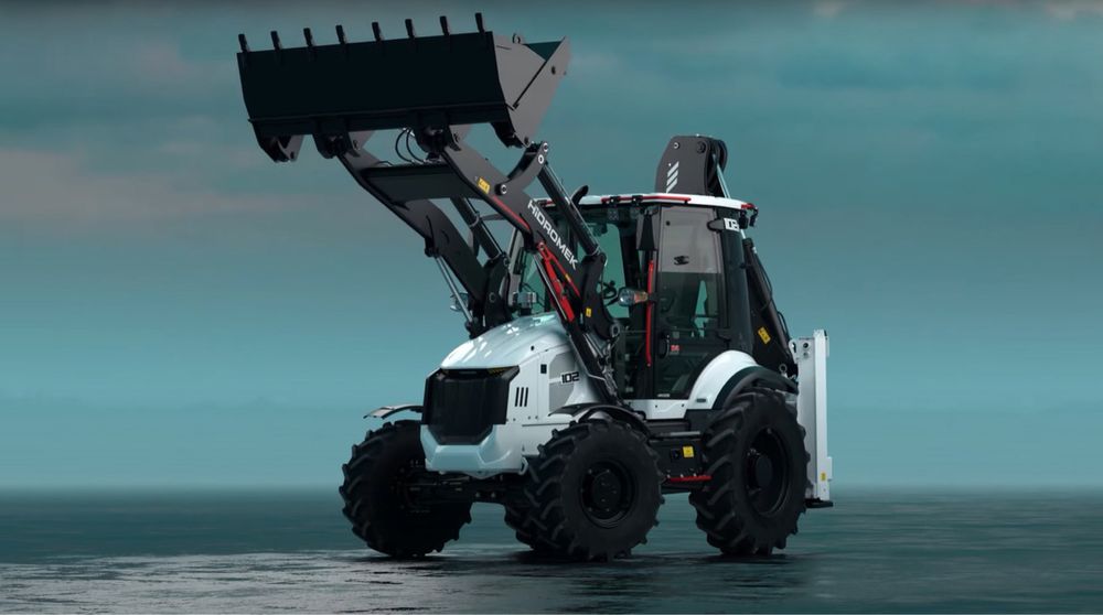 Трактор . Экскаватор-погрузчик. ЯМОБУР Гидромолот