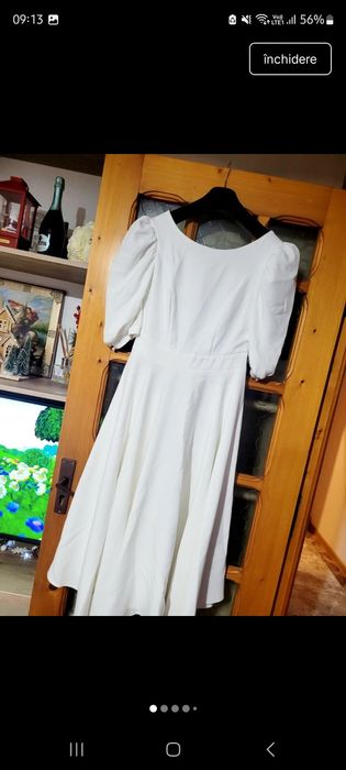 Vând rochiță alba perfecta pentru cununia civila