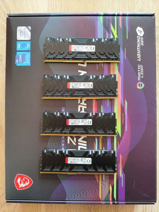 Комплект Процесор Intel i9 + Дънна платка MSI Z590 + RAM памет 32 GB