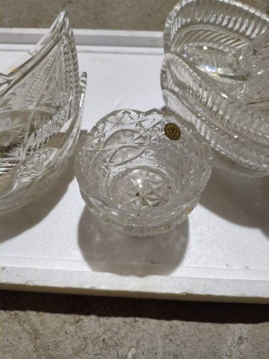 Советский хрустальный посуды