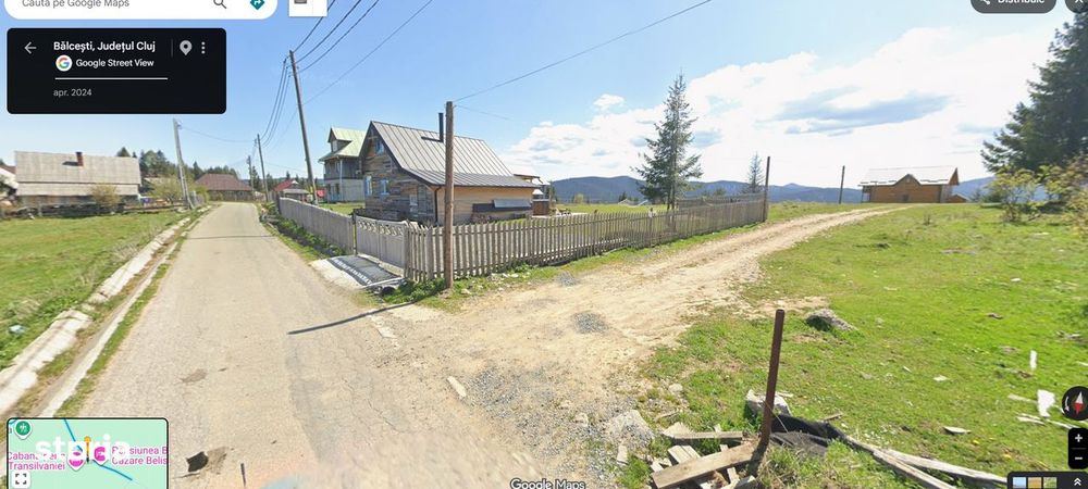 Teren de cabana 400 mp, cu utilitati, Belis - Balcesti