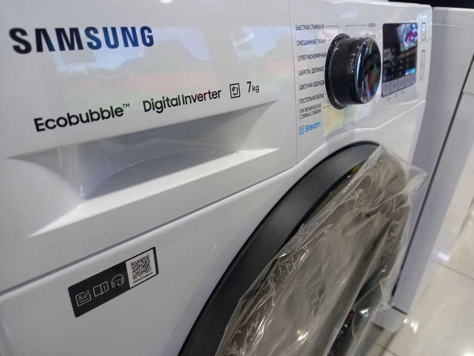 Стиральная машина Samsung 7 кг WW70AAS22AE Inverter EcoBubble Steam