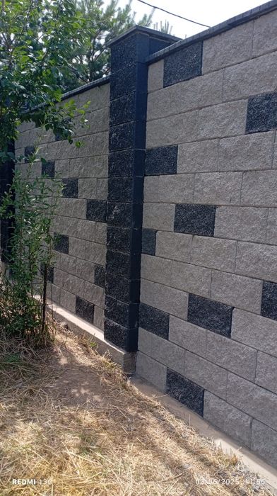 Кладка забора узбеки