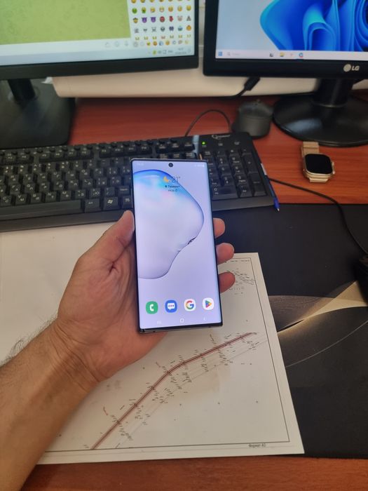 Samsung note 10+ 5G 12/512gb ideal ochilmagan usta kurmagan aybi yuq t