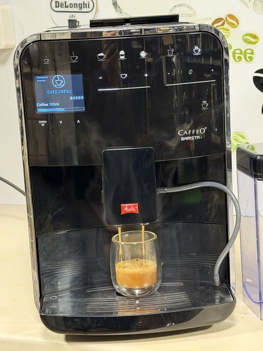 Кафемашина кафе автомат melitta caffeo barista с гаранция