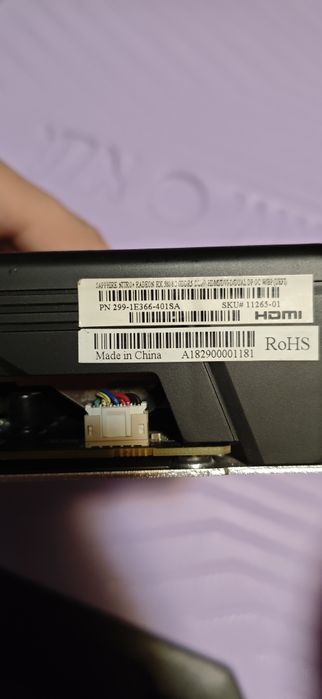 Placa video Amd sapphire Radeon nitro RX580 8 GB RAM impecabilă