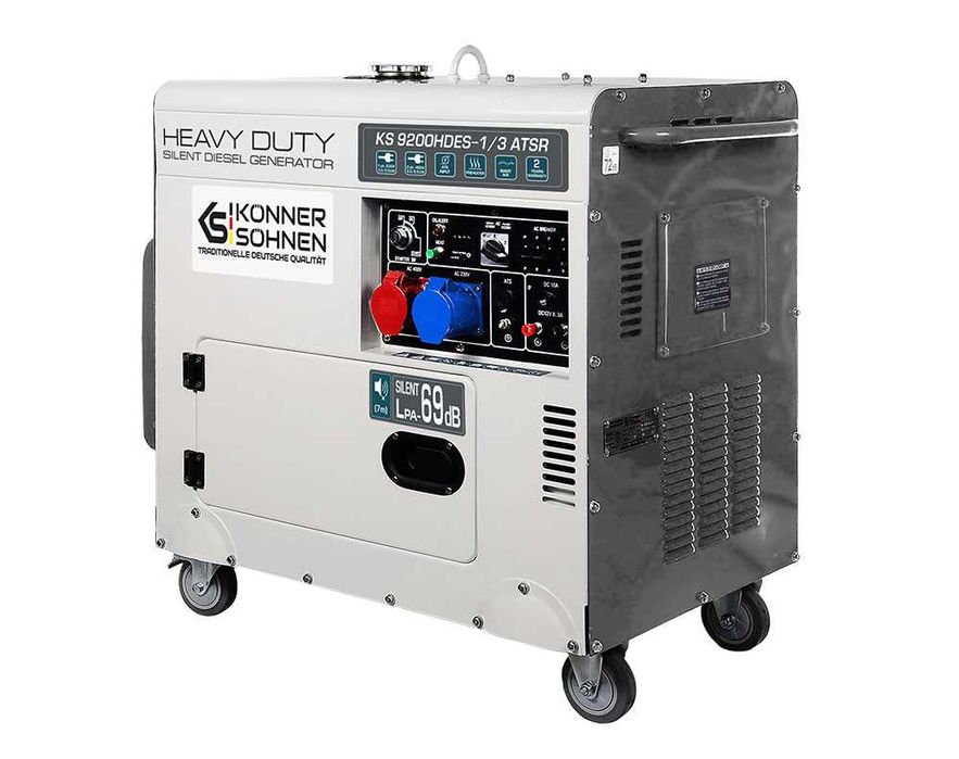 Generator diesel 230/400V 7,5kW Konner & Sohnen KS 9200HDES-1/3 cu ATS