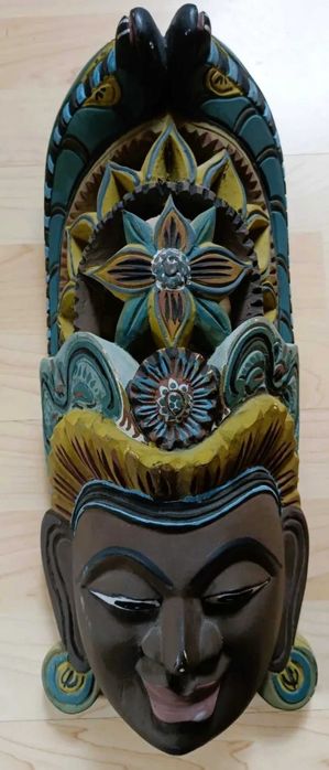 Маска от Шри Ланка, дървена