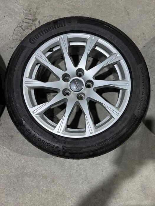 Jante R17 originale audi, anvelope continental vara dot 0622
