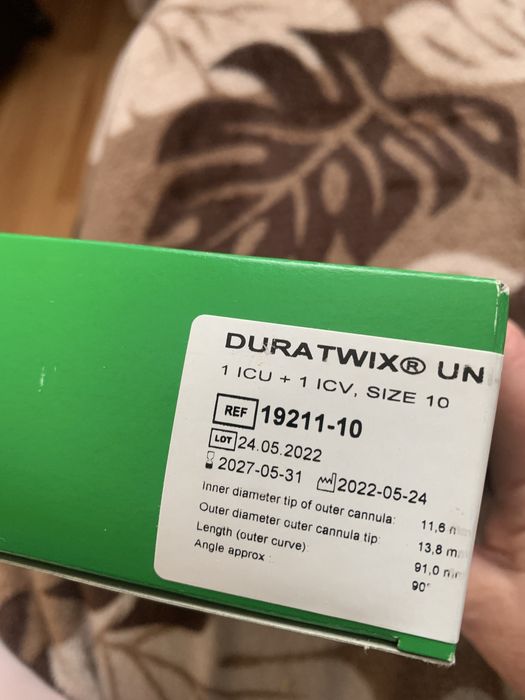 Canula traheala nr 10 DURATWIX