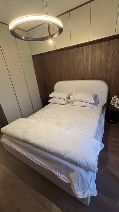 Дизайнерско легло 160/200 с матрак - по поръчка, НОВО