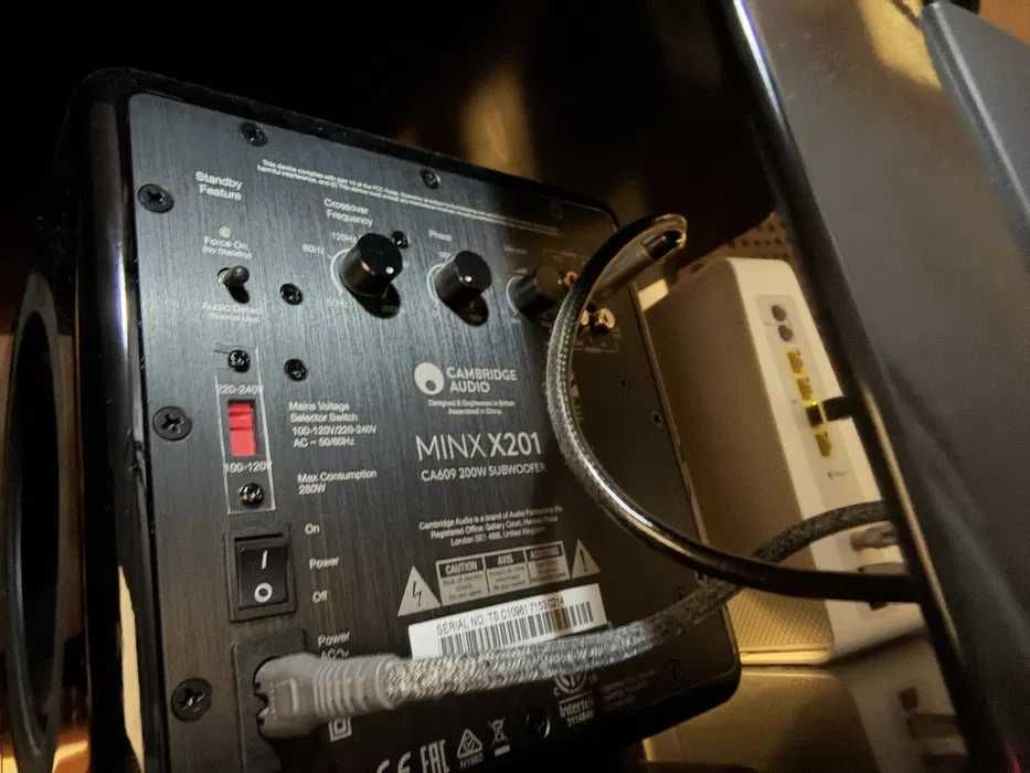 Sistem audio 2.1 subwoofer + sateliti Cambridge audio minx