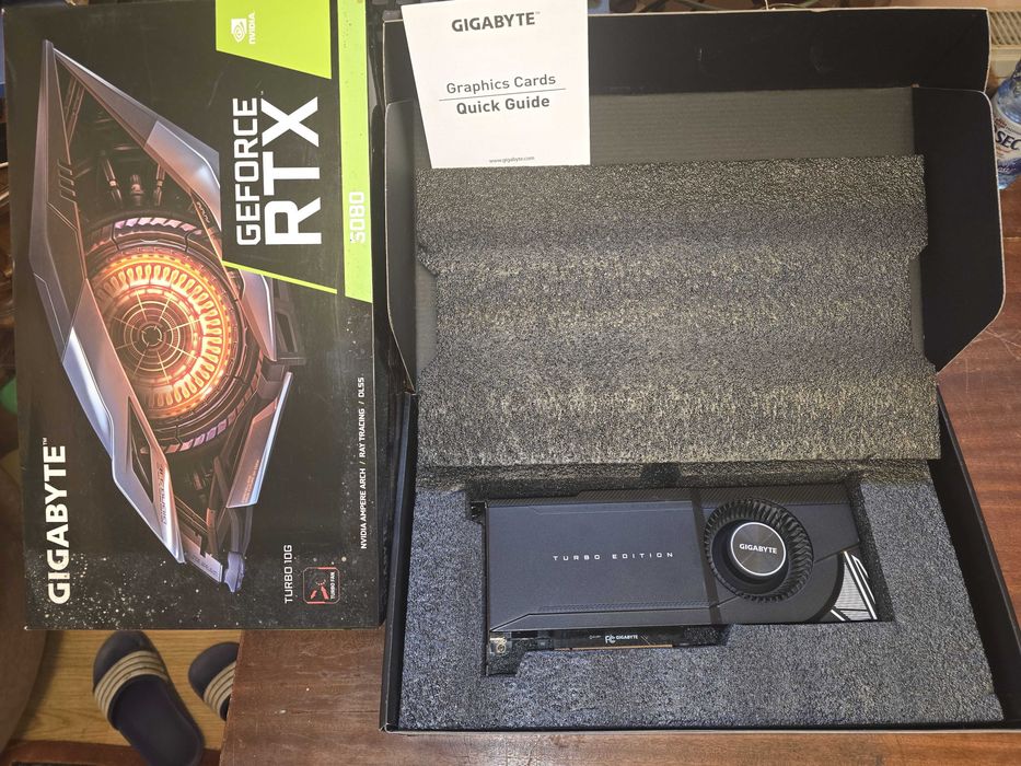 Placa video GIGABYTE RTX 3080 TURBO Rev. 2.0 - Stare foarte buna