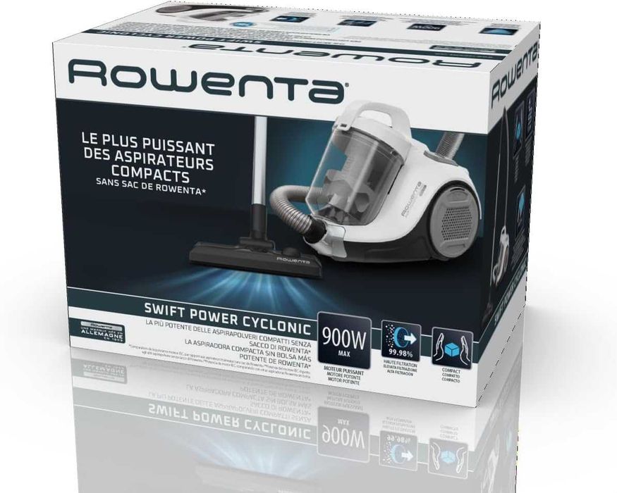 Мощна прахосмукачка без торба Rowenta Swift Power Cyclonic Classic 750 W RO2917EA