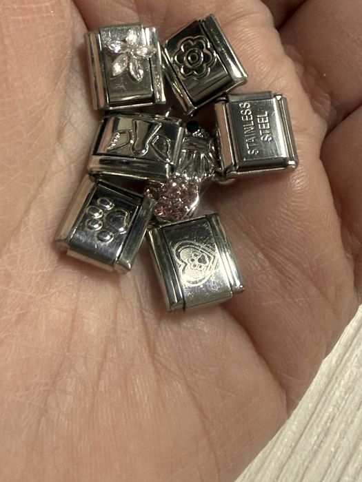 Елементи за гривна Номинейшън  стомана