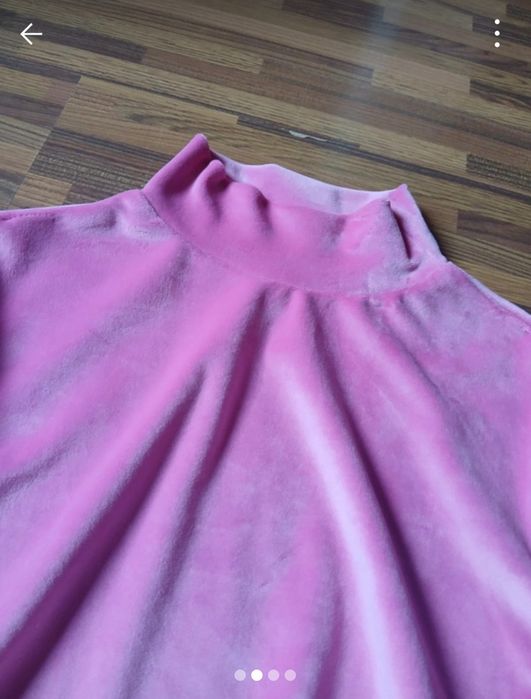 Rochiță din catifea roz