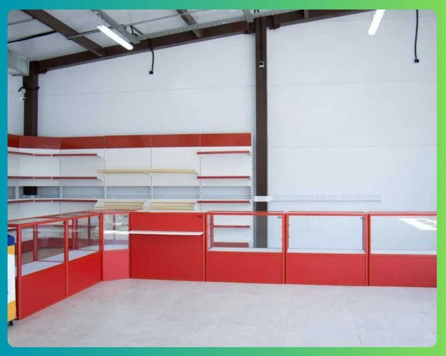 Прилавок витрина для магазина, oynalik vitrina va prilavkalar