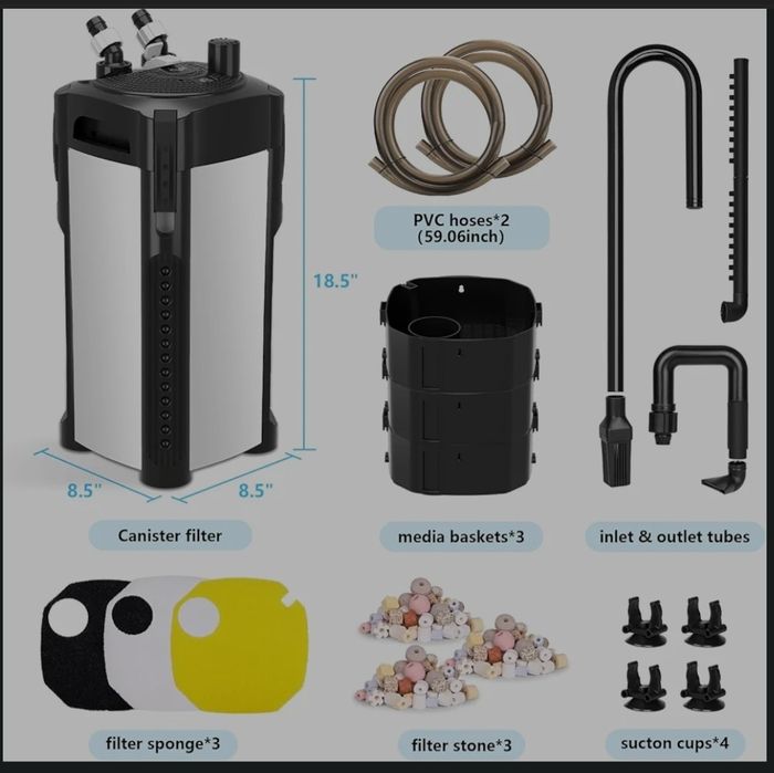 Филтър за аквариум AQ-150-2200L