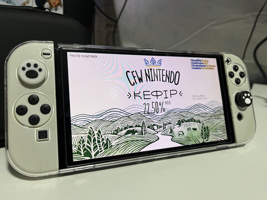 Nintendo switch oled прошитый,взломанный,чипованный