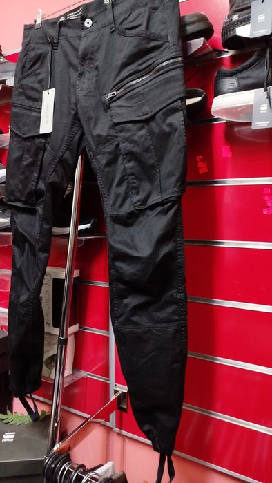 Карго панталон G-Star Rovic Zip W35 W36 нов мъжки черен оригинален