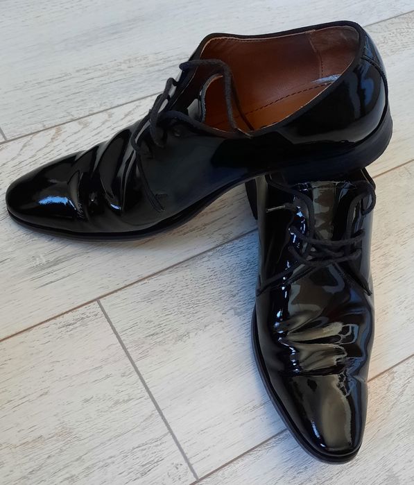 Pantofi lac/lacuiti mire/ginere/nas/nunta/botez/eveniment Il Passo mar