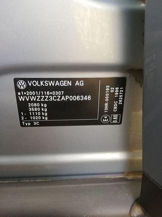 Vw Passat B6 2010