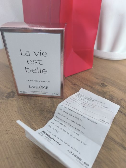 Lancome La Vie Est Belle парфюм. Оригинал. Чек.