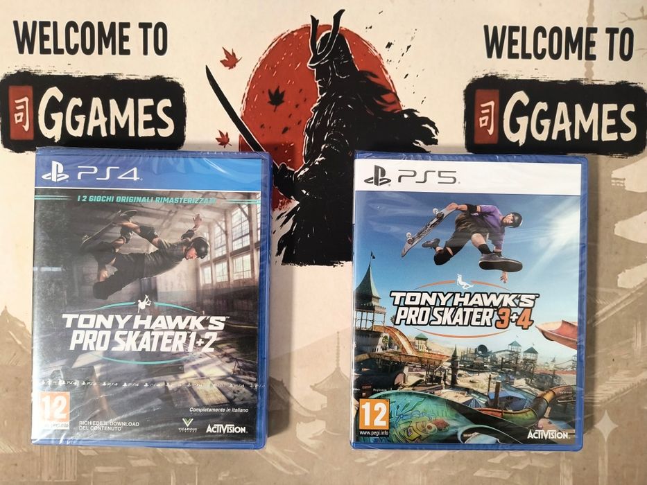 Tony Hawk 1+2 , 3+4  Skate simulator ps4 PS5