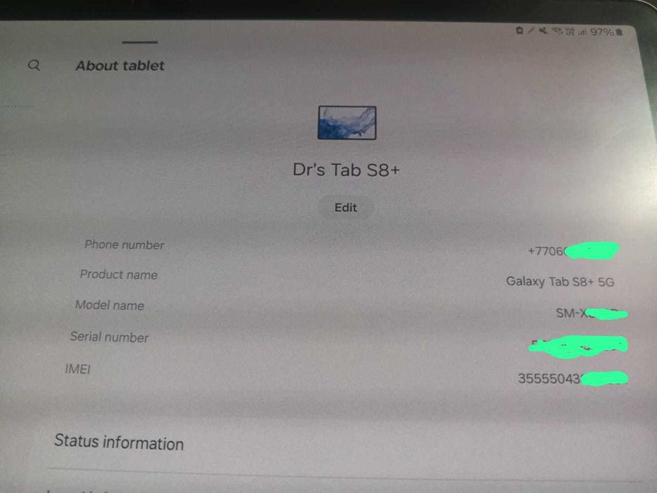 Samsung galaxy tab s8+ 5g