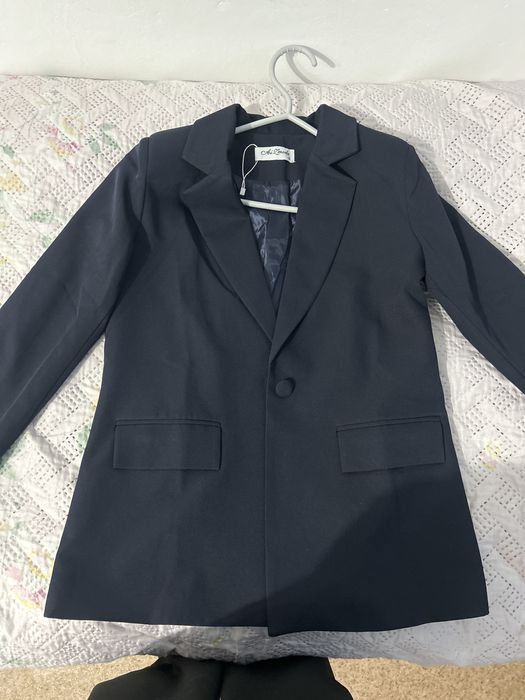 Пиджак темно синий
